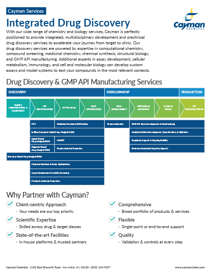Integrated Drug Discovery Services<br>